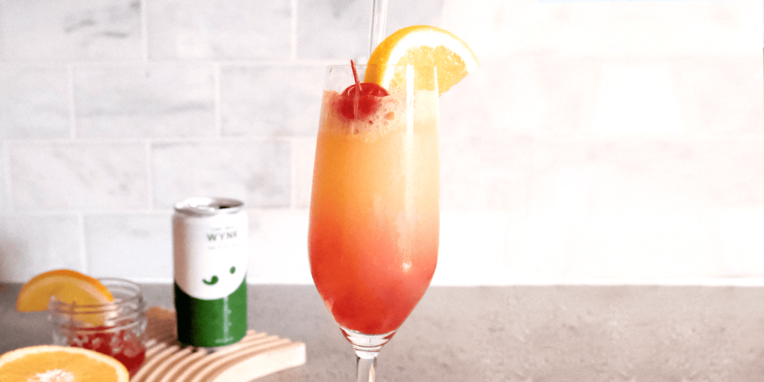 Sunset Sparkler Cannabis Cocktail