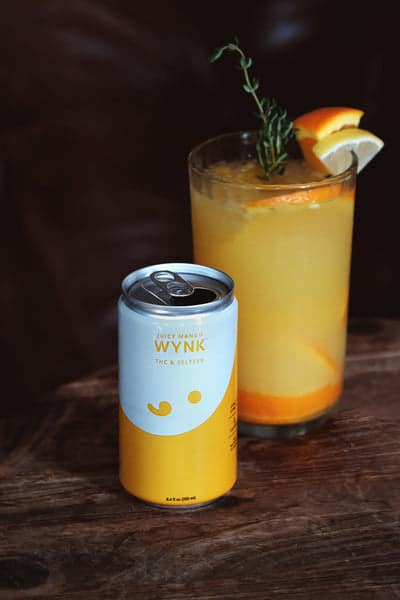 Thyme Citrus Sparkler THC Mocktail