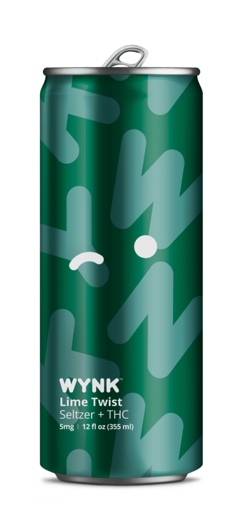 WYNK Lime Twist THC Seltzer + THC Drink, a micro-dose drink option for those looking to buy THC seltzer online. This cannabis drink serves as a healthy alcohol alternative, offering a non-alcohol drink experience with the benefits of liquid THC Drink. Enjoy the best alcohol alternative to relax with this infused thc drink. 5mg cann thc drink