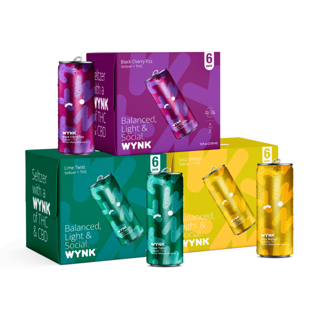 WYNK THC Seltzer Variety Pack 5mg